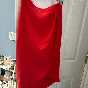 Sugarlips Vibrant Fusia Asymmetrical Skirt